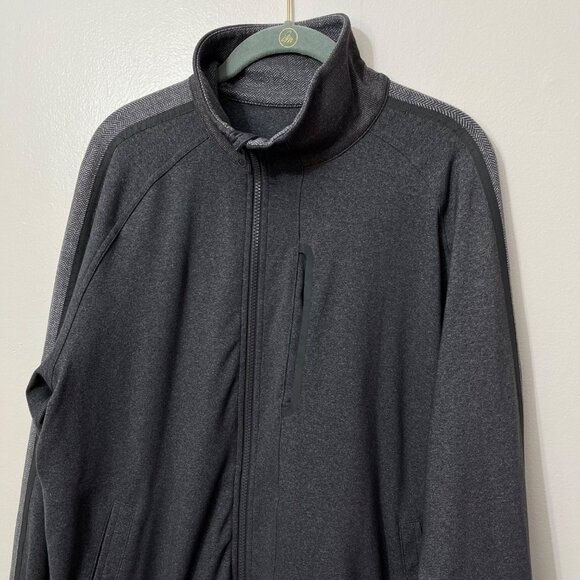 Lululemon Men's Kung Fu Jacket II Dark Slate Size Large - Picture 2 of 6